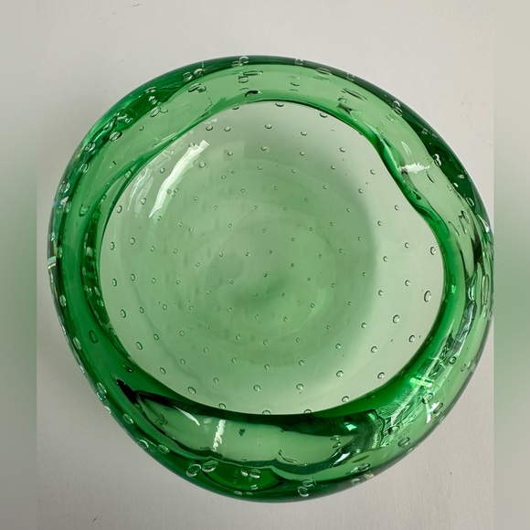 Bullicante Glass Rolled Rim Bowl Ashtray 4.25” - Picture 6 of 7